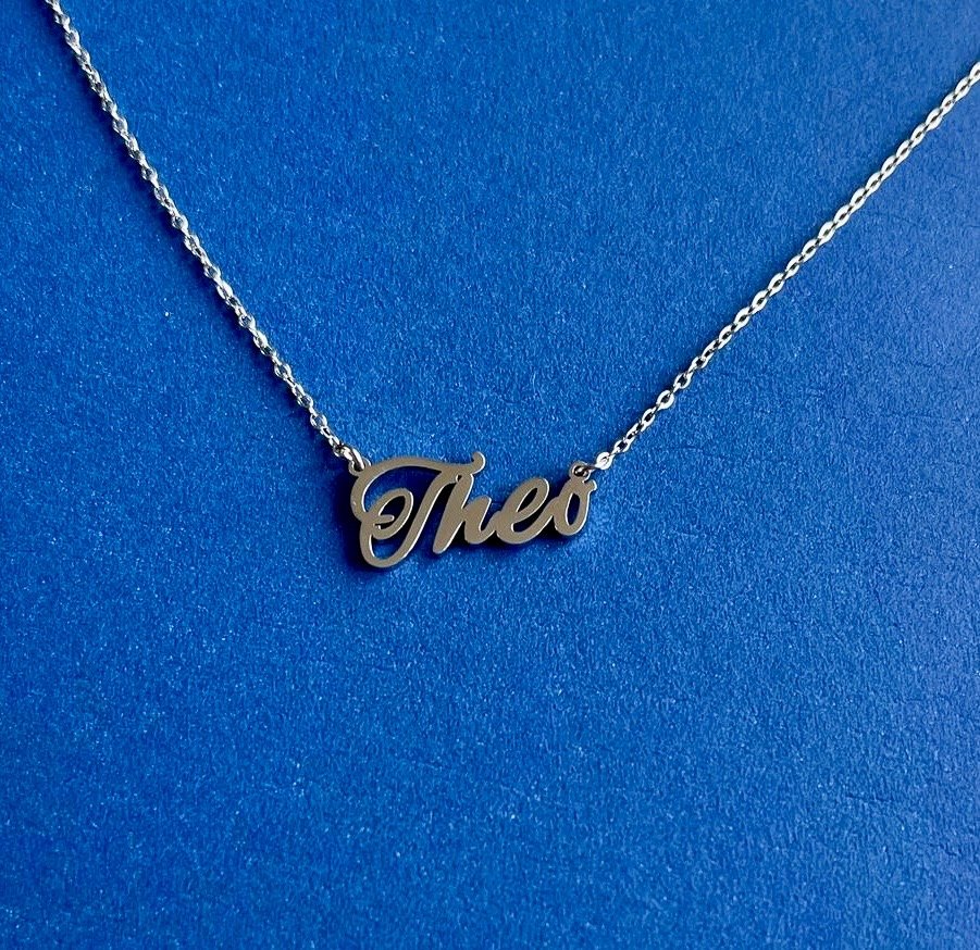Theo Name Necklace - Main Image