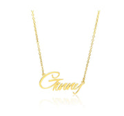 Ginny Name Necklace in gold