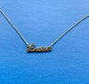 Louisa name necklace in gold