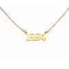 1994 Year Necklace  in gold