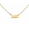 1996 Year Necklace in gold