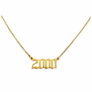 2000 Year Necklace in gold