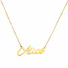 Alice Name Necklace