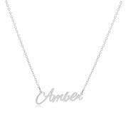 Amber Name Necklace