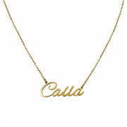 Calla Name Necklace