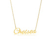 chelsea name necklace gold