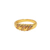 Croissant Diamonte Ring