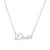 Darla Name Necklace in silver