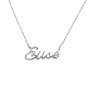 Elise Name Necklace in silver