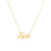 Eva Name Necklace in gold