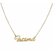 Fatima Name Necklace