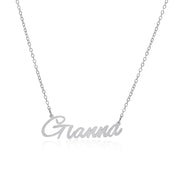 Gianna Name Necklace in silver