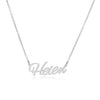 Helen Name Necklace in silver