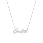 Imogen Name Necklace in silver