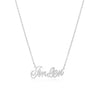 Imogen Name Necklace in silver