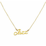 Jazz Name Necklace