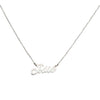 Jodie Name Necklace in silver