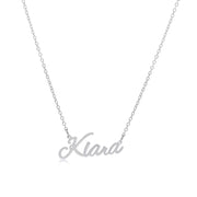 Kiara Name Necklace in silver