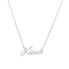 Kiara Name Necklace in silver