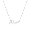 Kirsty Name Necklace in silver