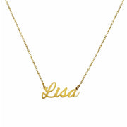 Lisa Name Necklace