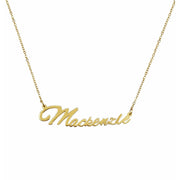 Mackenzie Name Necklace