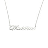 Maddison Name Necklace in silver