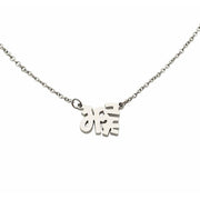 Year of the Monkey necklace in silver