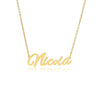 Nicola Name Necklace in gold