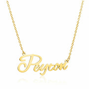 Peyton Name Necklace in gold