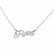 Pippa Name Necklace in silver