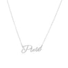 Pixie Name Necklace in silver