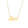 Sadie Name Necklace in gold