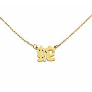 Year of the Snake Necklace in gold