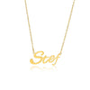 Stef Name Necklace in gold