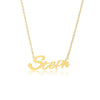 Steph Name Necklace in gold