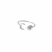 Star Moon ring