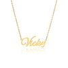 Vicky Name Necklace in gold