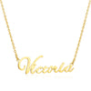 Victoria Name Necklace