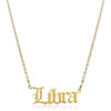 Libra Zodiac Necklace in gold