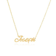 Joseph Name Necklace in gold