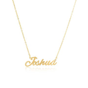 Joshua Name Necklace premium tarnish-free stainless steel