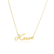 Karen Name Necklace