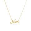 Kim Name Necklace